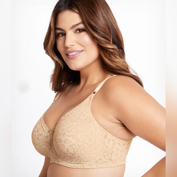 Bali Women's N Smooth Stretch Lace Underwire Bra #861 - Picture 8 of 9